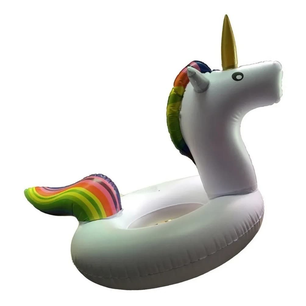 Boia Inflável Unicórnio Float Gigante 1,20 M X 1,75 M