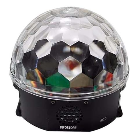 Globo Bola Maluca Levou Rgb Holográfico Usb 480 Pontos De Luz Globo Mágico