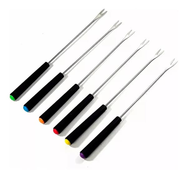 Conjunto de Garfos para Fondue Aco Inox 6 Pecas - Hauskraft