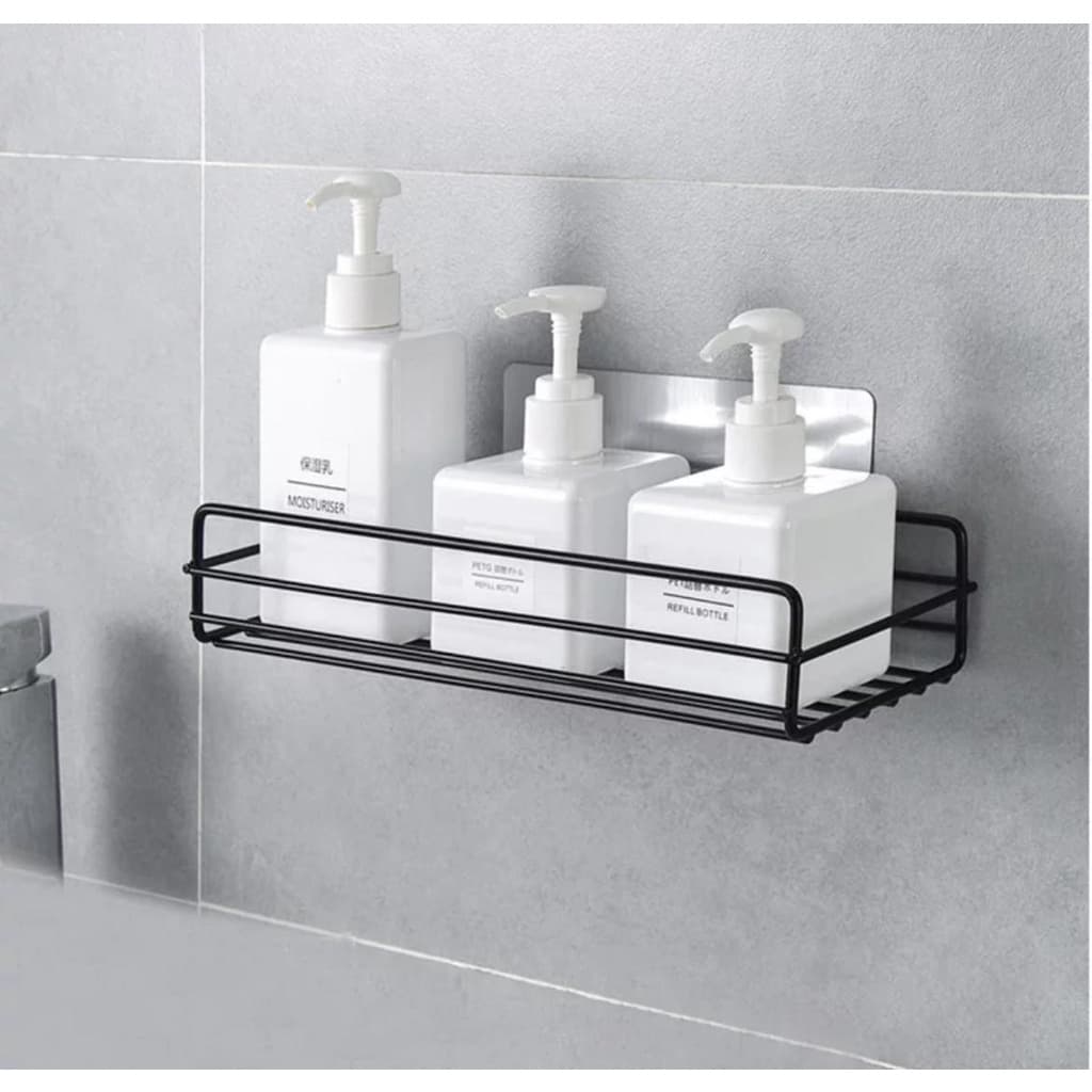 ORGANIZADOR SUPORTE PARA SHAMPOO PARA USO NO BANHEIRO NA PAREDE de aço suporte organizador multiuso