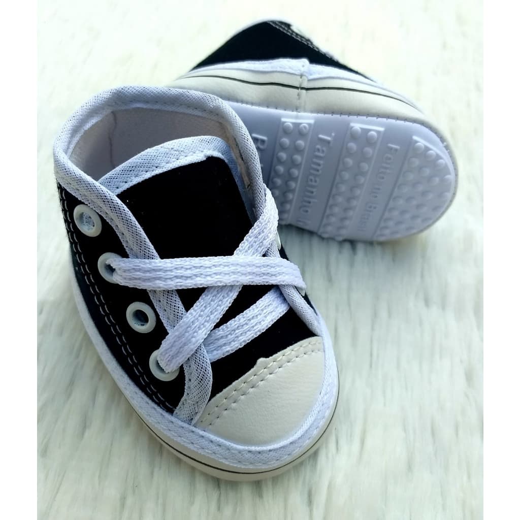 TENIS PARA BEBE CANO ALTO MENINO E MENINA