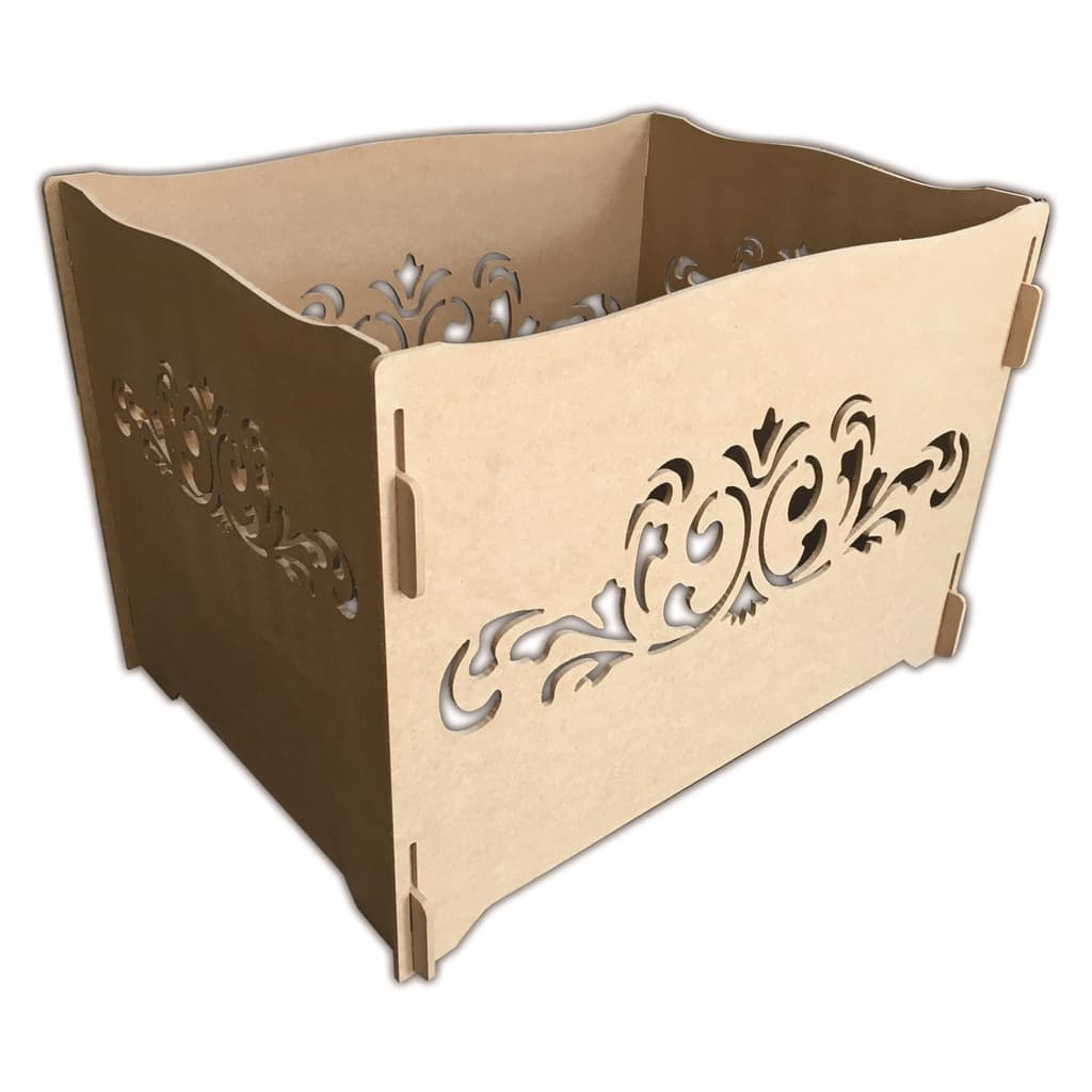 Caixa Porta Presentes Em Mdf Provençal Para Decoração Festas