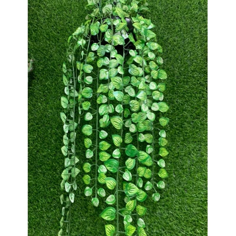 Planta pendente artificial  pendurada para parede / decoração de ambientes/completo com planta e vaso/ cachepô