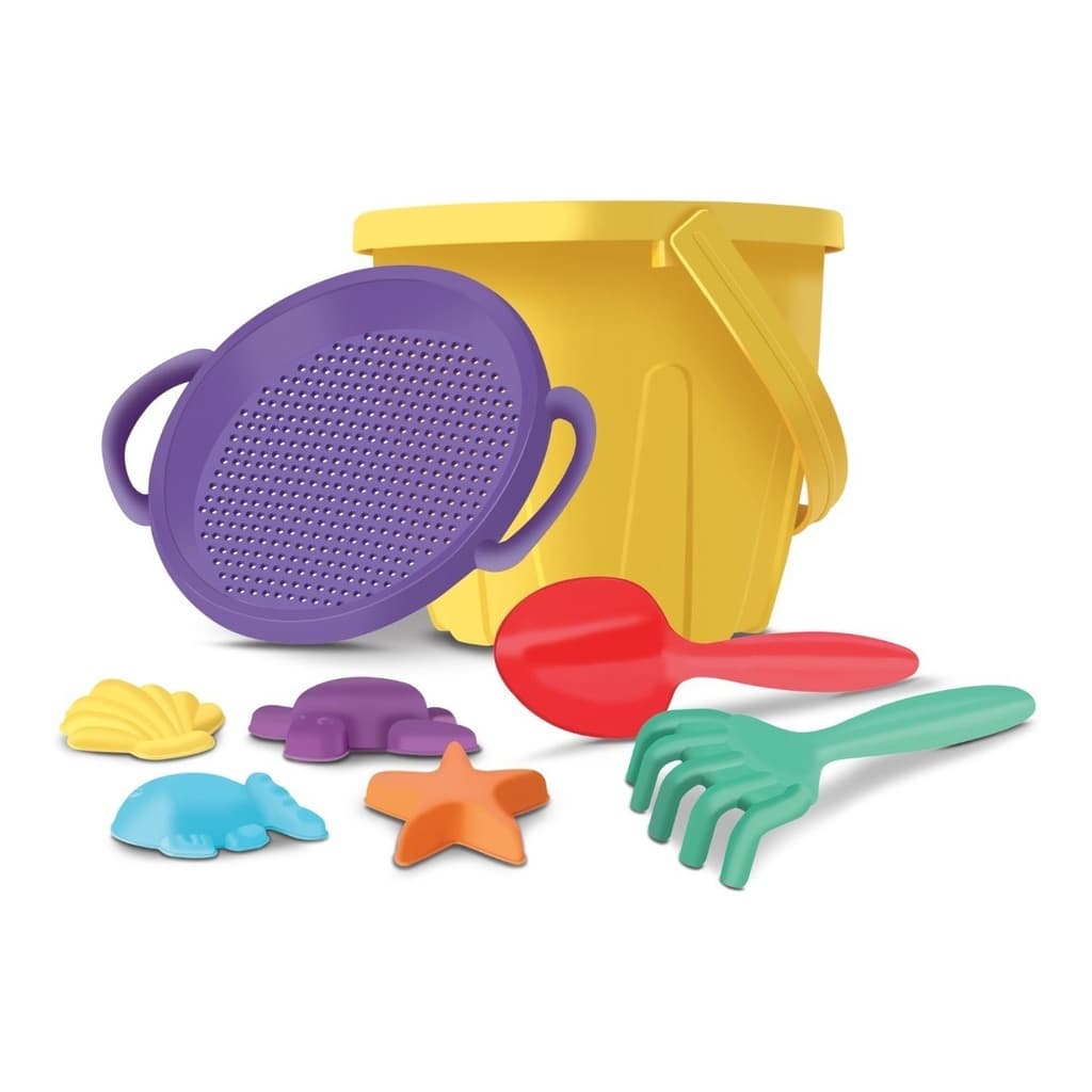 Baldinho Diver Praia Pa/rastelo + 4 Forminhas - Divertoys