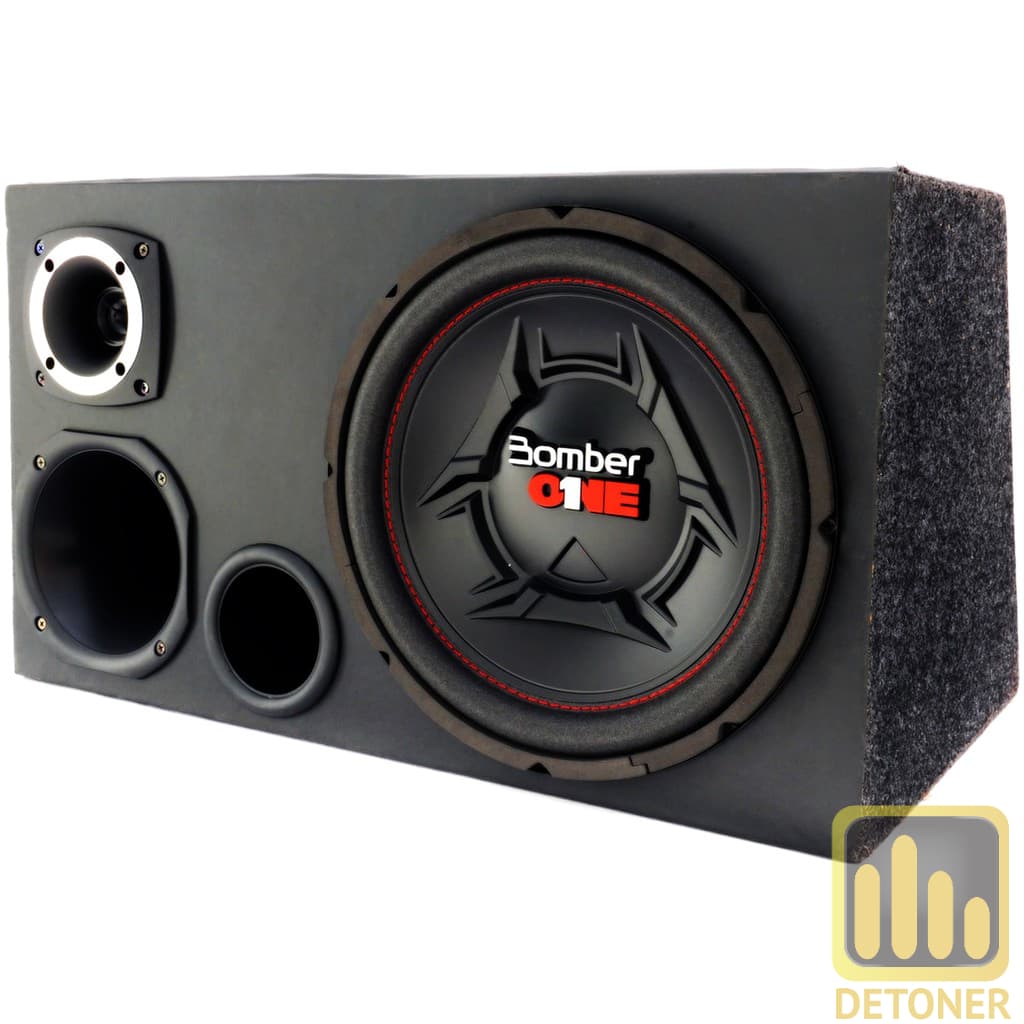 Caixa Trio Completa Bomber One 12 Pol + Driver + Tweeter