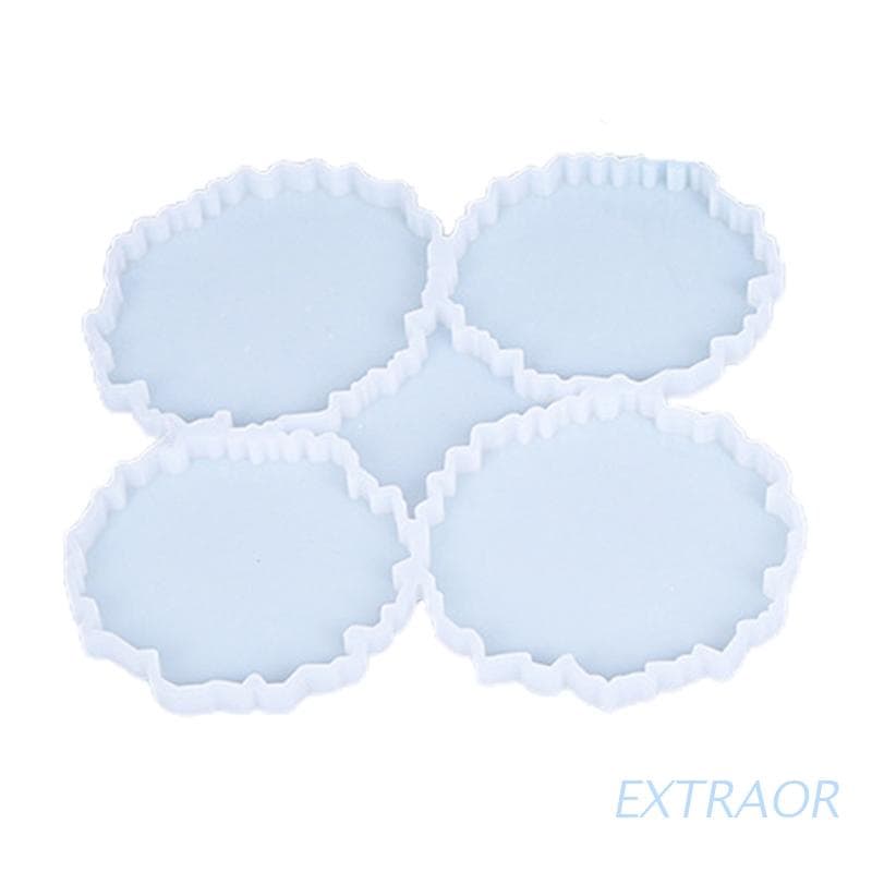 Conjunto Moldes Bandeja Copos Resina Epóxi Extra Ágata Geodo