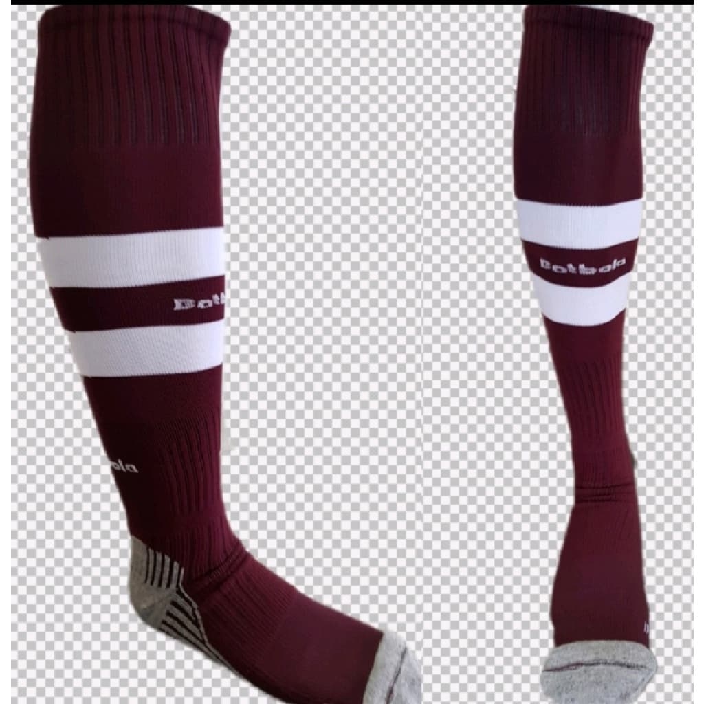 Kit C/ 20 Prs Meiao Futebol Batbola Profissional Bordô