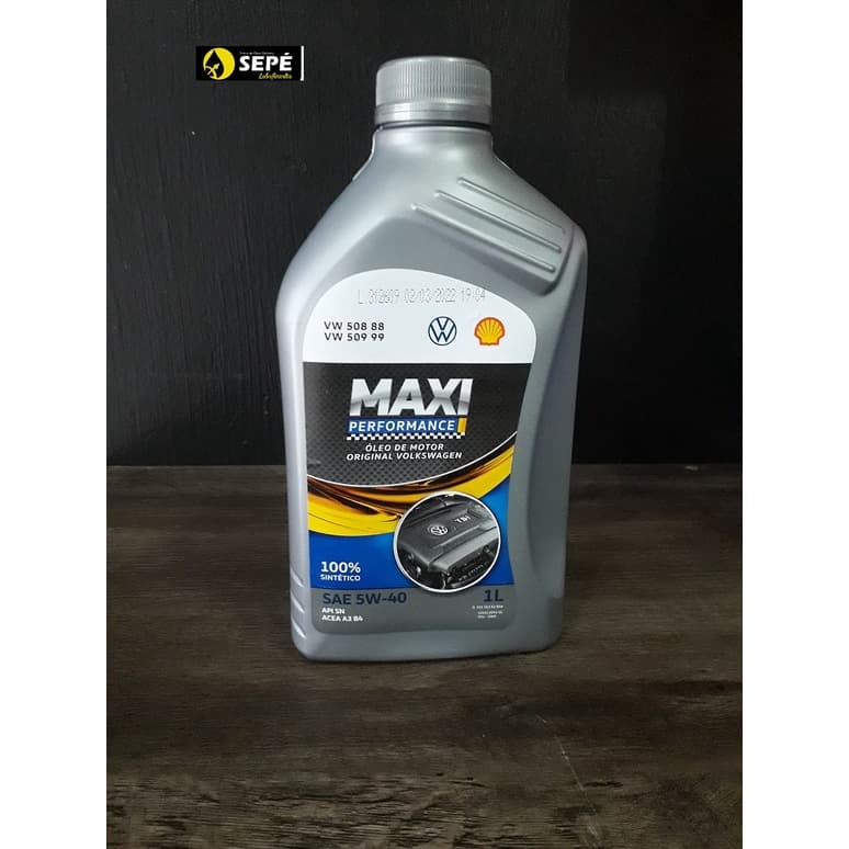 Oleo De Motor Volkswagen Origina 508 509l Shell 5w40 API-SN 100% Sintético