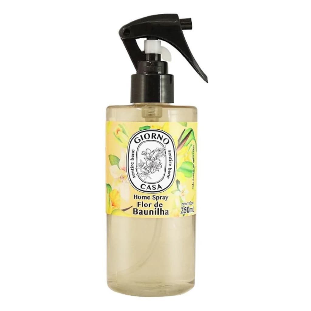 Home Spray Aromatizador Giorno Casa Flor De Baunilha 250ml