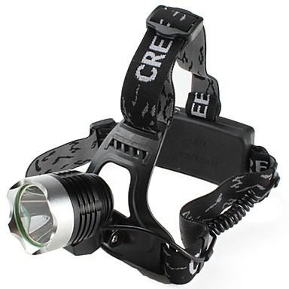 Lanterna De Cabeça Headlight Profissional  Com Zoom Ajustável 2 Baterias Slim