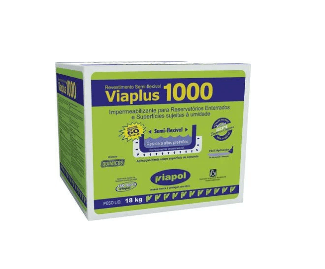 Impermeabilizante Viaplus 1000 - Viapol Caixa Com 18kg