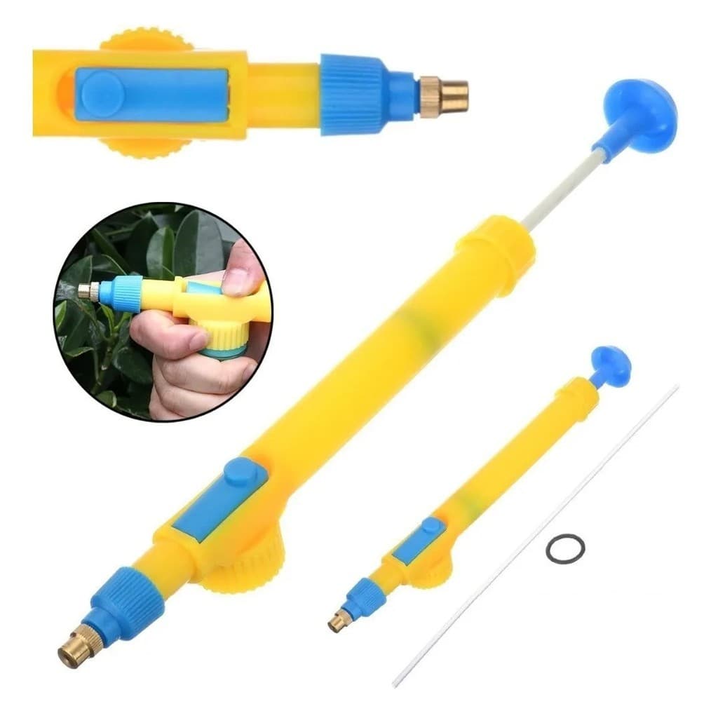 Pulverizador Manual P/ Garrafa Pet Bico Cônico Regulável De Metal P/ Jardim