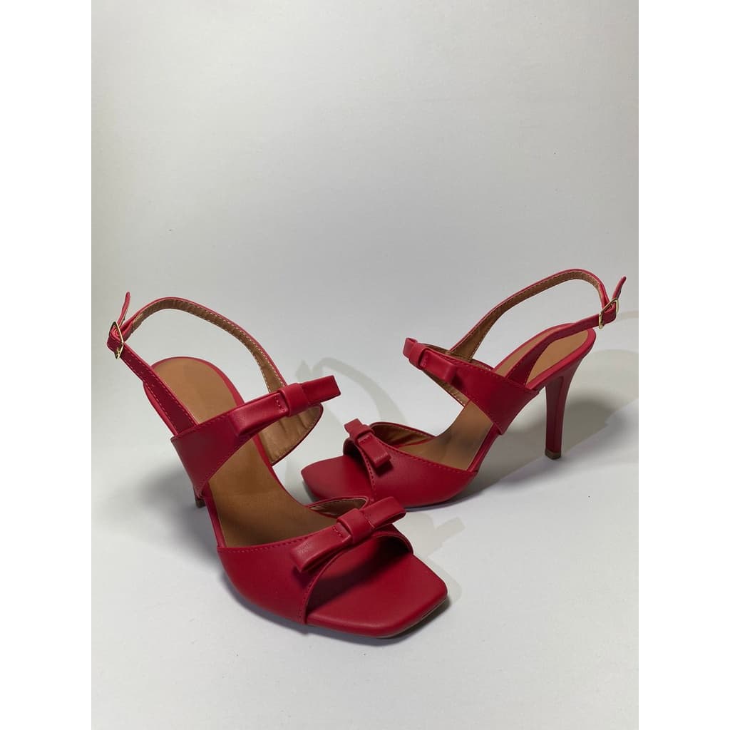 Calçados Femininos Bella Moça Sandália Vermelho
