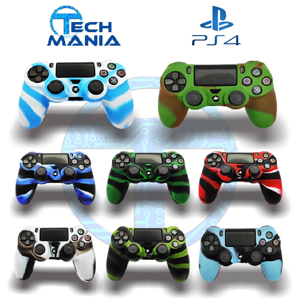Capa de Silicone para Controle Ps4 Padrão Case Proteção Dualshock Playstation Ps4