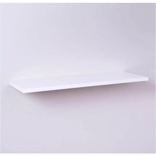 Prateleira Suspensa Branca em MDF 15mm 70x20 Com Suportes Envio Imediato