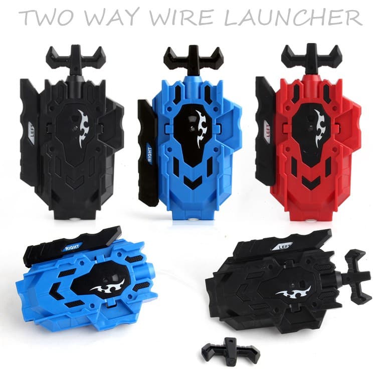 Burst Spinning Tops Ripcord/String Bey Two Way Wire Launcher Grip Starter Brinquedo Infantil