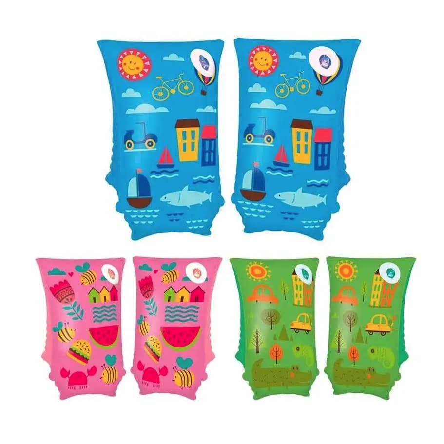 Par Boia De Braço Infantil Para Piscina Natação Crianças Até 50 kg Mor Varias Cores Promoção