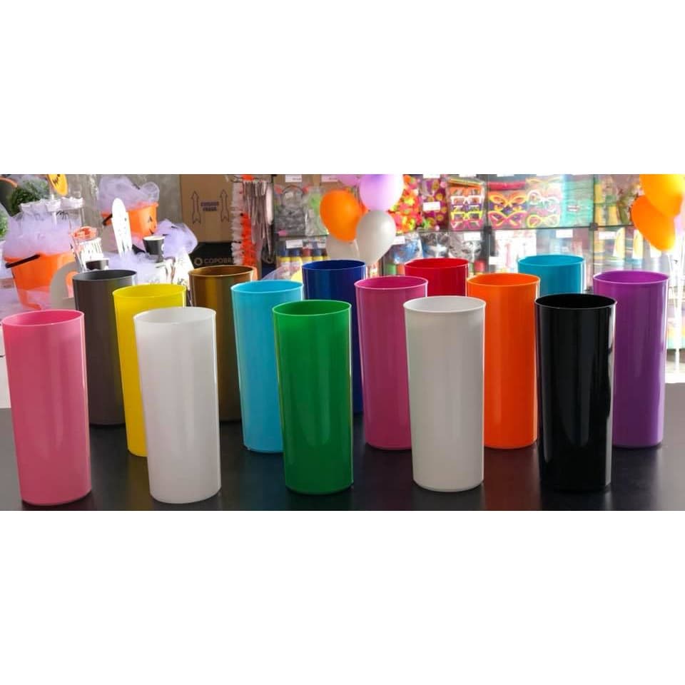 15 Copos Long Drink 350ml - Cores: Fechadas 15 unidades
