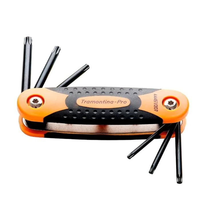Jogo de Chave Torx Tramontina-PRO 44451/207 T10 X T40 com 7 Pecas