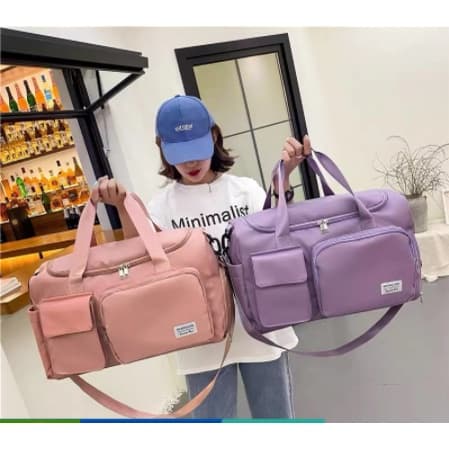 Bolsa Mala Academia Viagem Imagem Fitness Transversal Casual Masculino e Feminina Com Bolsa Frent