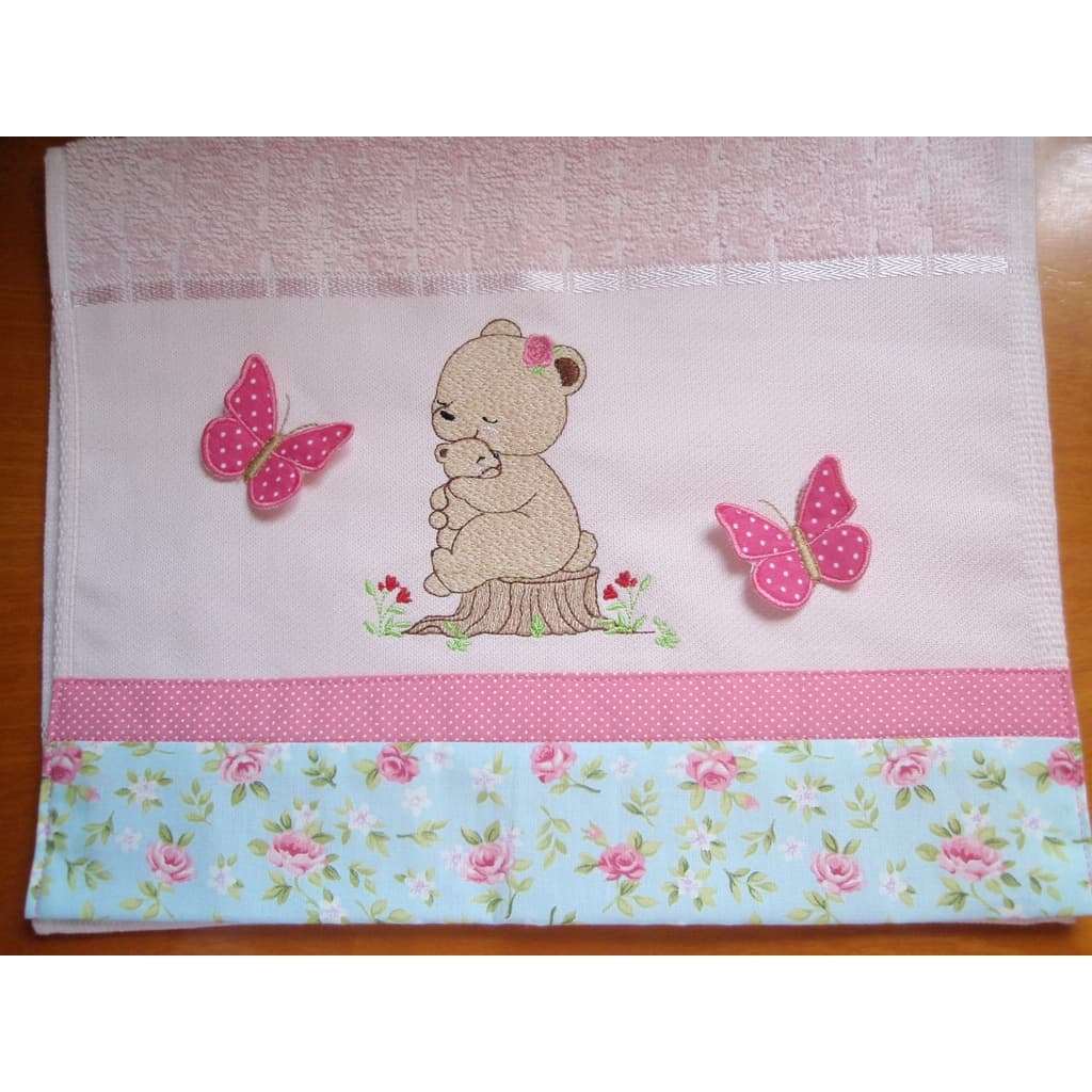 Toalha de Mão Infantil Bordada