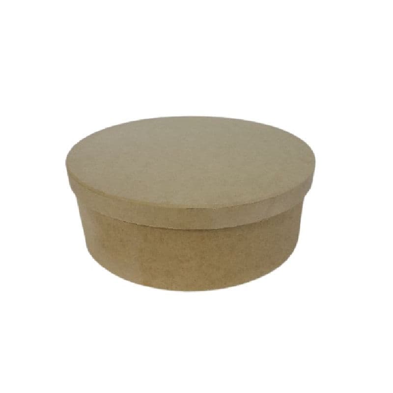Caixa Redonda em Mdf Decorativa 20x7 Convite Casamento Madrinha Padrinho Multiuso