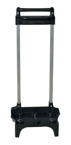 Carrinho Suporte 40 Cm Mochila Rodinha Silicone Escolar Pret