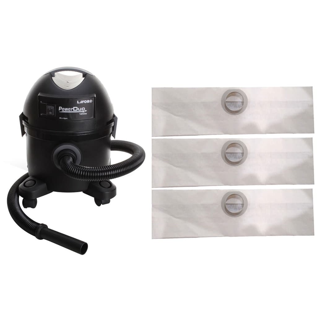 Saco Descartável Aspirador Pó Lavor Wash Power Duo C/ 03 Un.