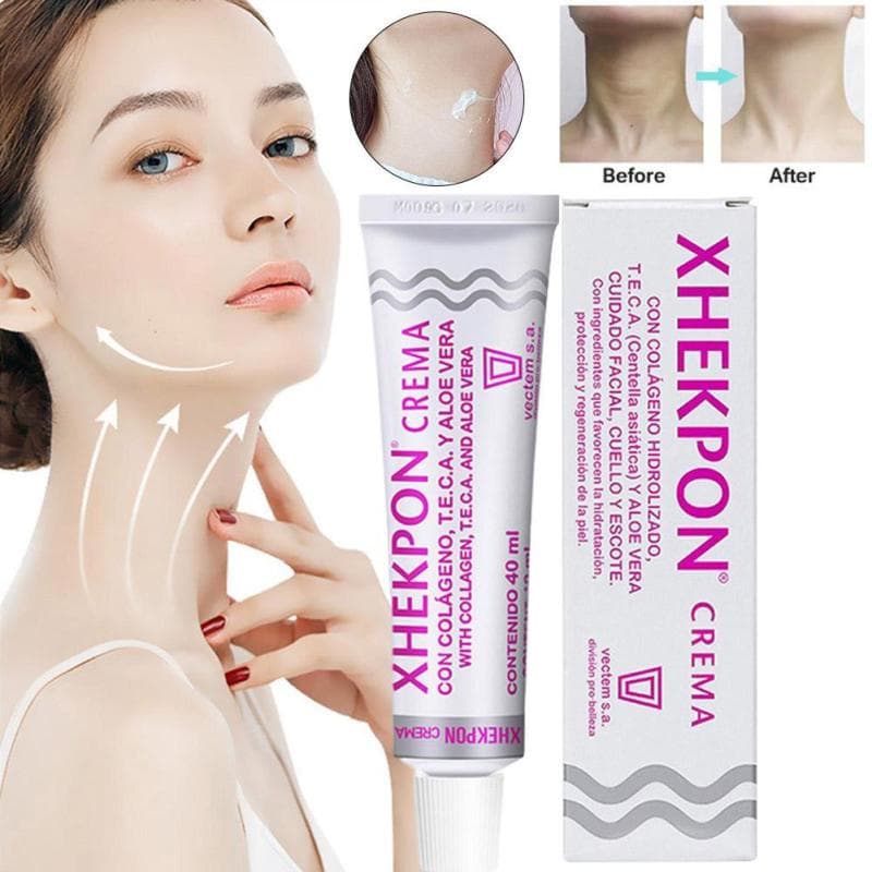 Creme De Colágeno 40g Para Rosto E Pescoço Antienvelhecimento Whiten Hidratante Firmador Rugas Creme Removedor Cuidados