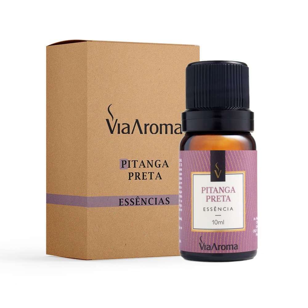 Essência de Pitanga Preta Via Aroma 10ml Clássica Para Aromatizador e Difusor de Aromas