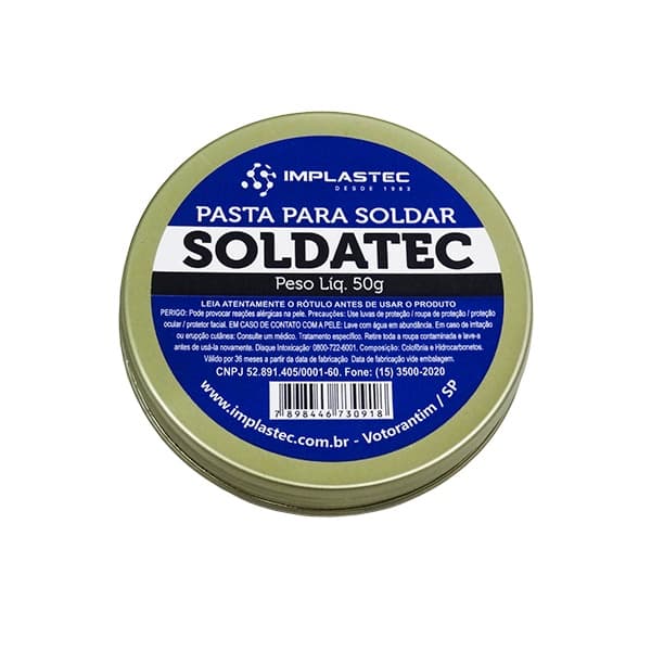 Pasta para Soldar Soldatec 50g Implastec