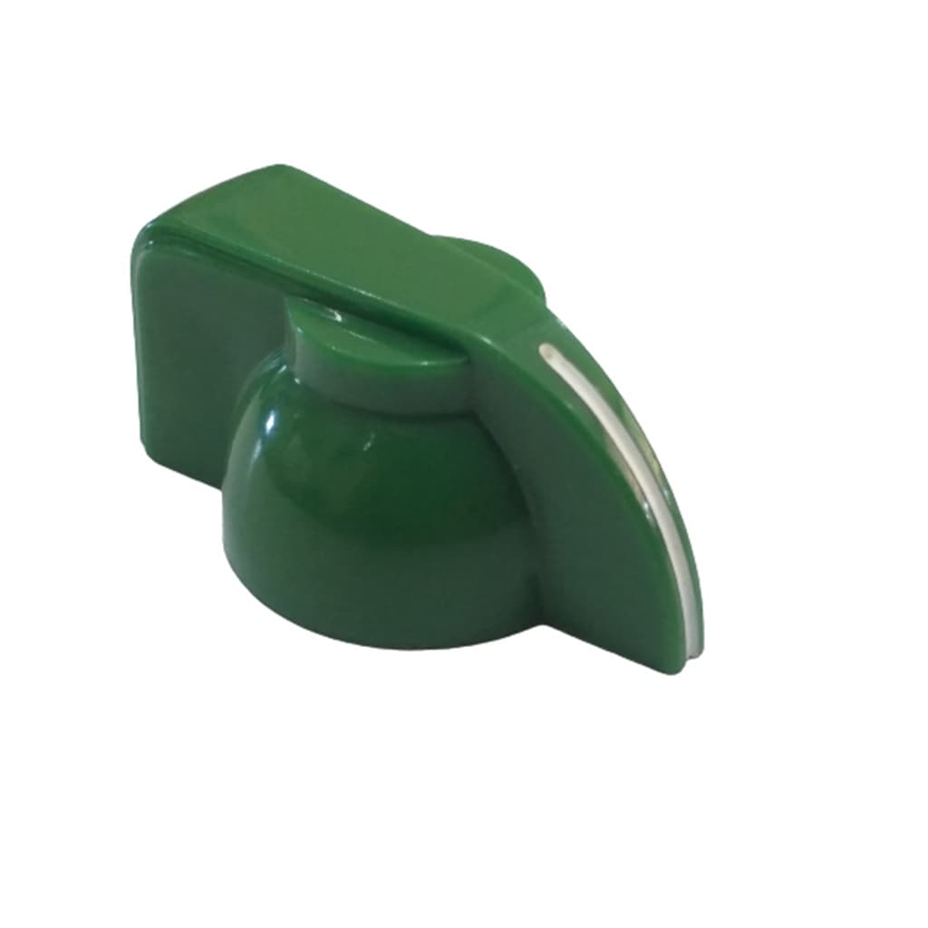 01 Knob Chicken Head Verde C/ Parafuso Ampli Guitarra Pedal