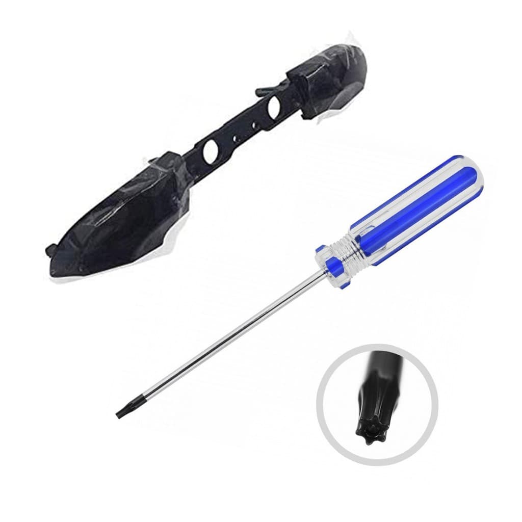Kit Reparo Botão Gatilho Rb Lb do Controle Xbox One S + Chave Torx T8 Azul