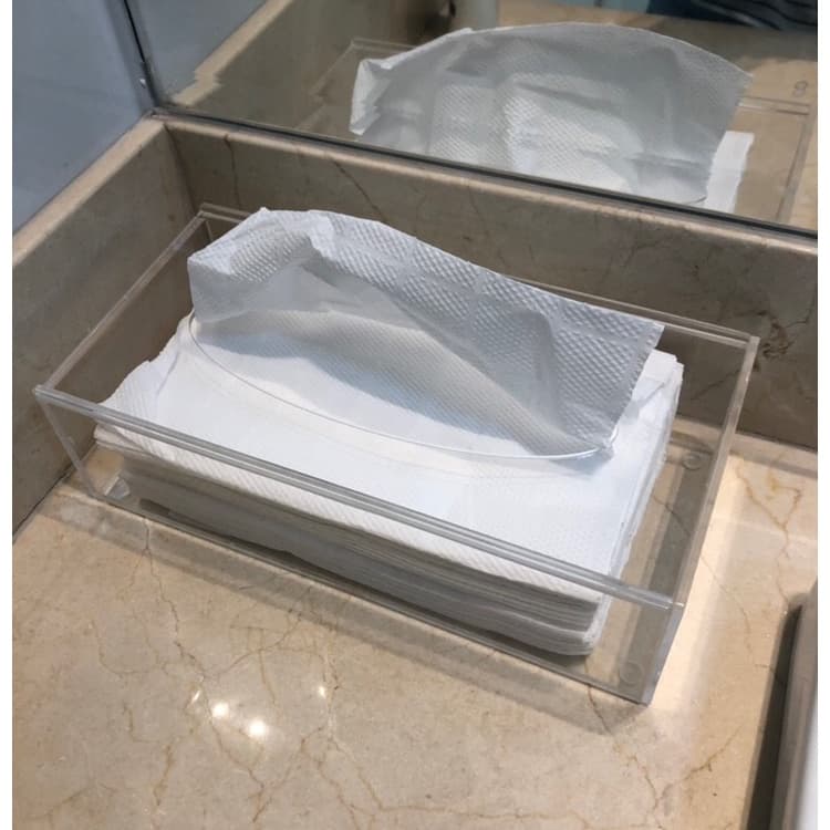 Caixa Porta Lenços De Papel Ou Interfolha em  Acrilico