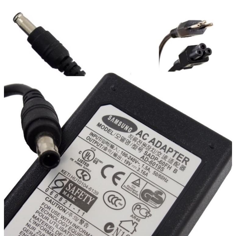 Fonte Carregador p/ Notebook Samsung RV411 Rv415 Np270 Np300