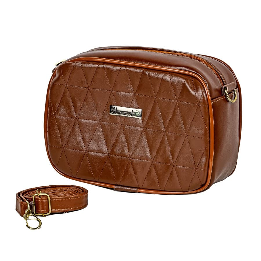 Bolsa Pequena Feminina Shamrock Transversal Caramelo Promo