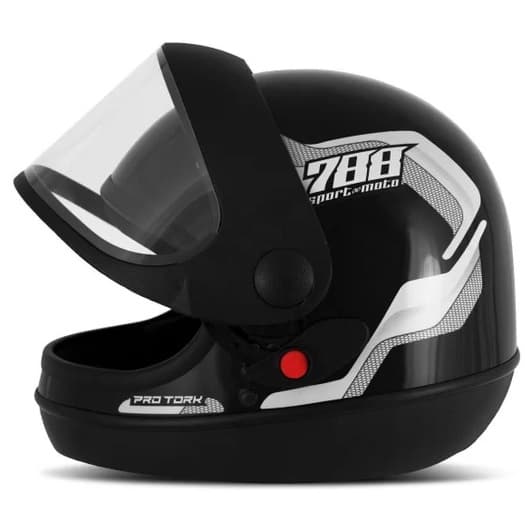 Capacete Fechado Automático Sport Moto 788  58 60 - ProTork