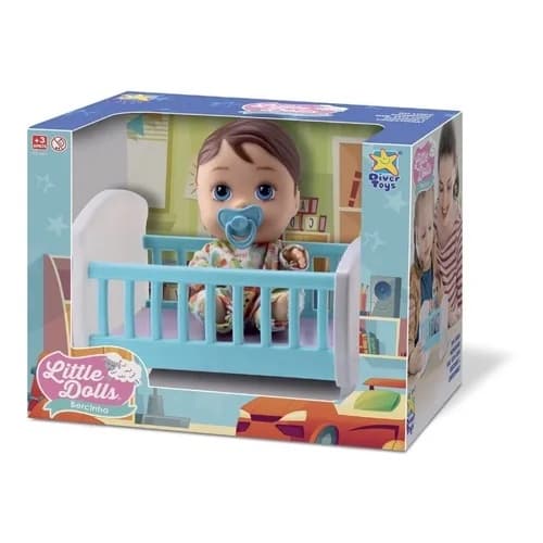 Boneco Little Dolls Bercinho Menino Divertoys