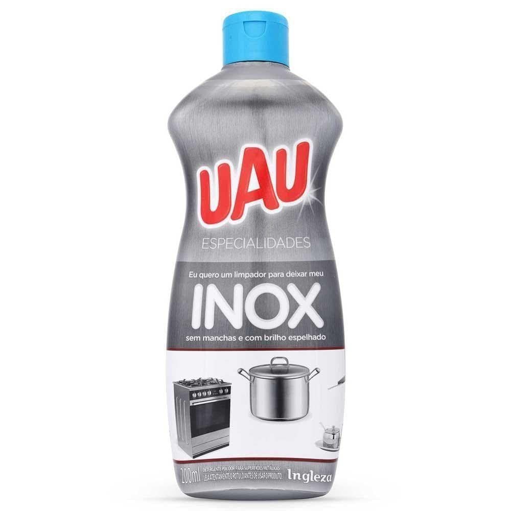 Limpa Inox Limpa Remove Manchas e Da Brilho Uau Ingleza 200ml