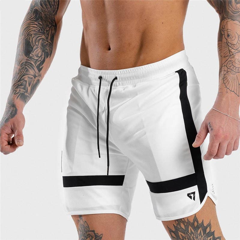 Bermuda Esportiva Masculina Casual Secagem Rápida Para Treino/Corrida/Fitness