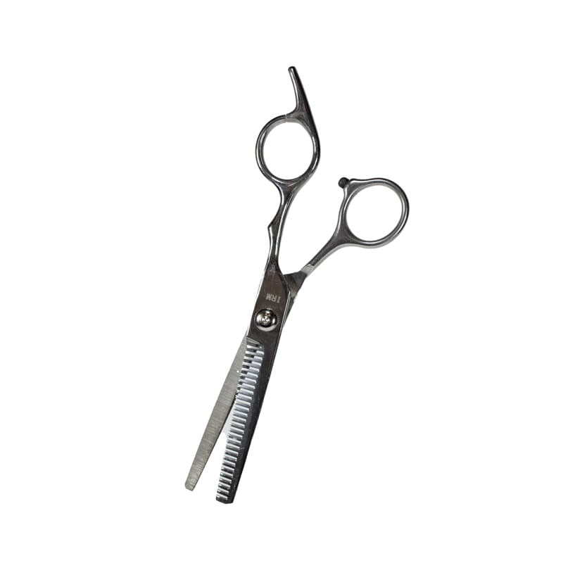 tesoura de cortar cabelo desfiadeira semi-dentada cabeleireiro e pet shop tosa barbearia
