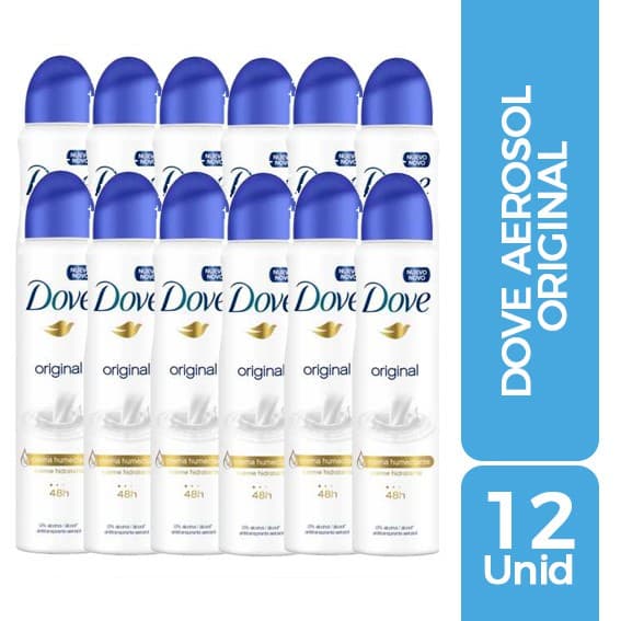 Kit 12 Desodorante Dove Original 150ml -12 Unidades