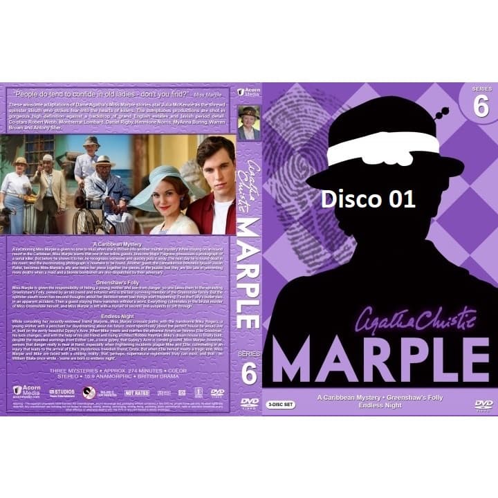 Dvd Miss Marple - As 6 Temporadas Completas - Legendado - 10 Discos