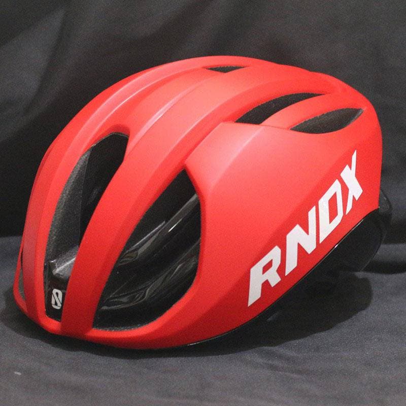 RNOX Vermelho Capacete De Bicicleta De Estrada Ciclismo PC Shell EPS Espuma Mtb Homens Aero Sport Cap l Tamanho M 52 ~ 5
