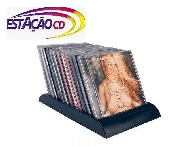 2 unid Display Porta Cd Newness Flip109 - Capacidade 12 Cd?s