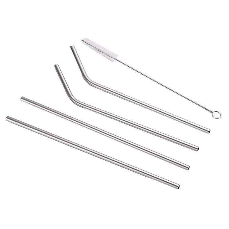 Kit Canudo De Inox 5 Peças
