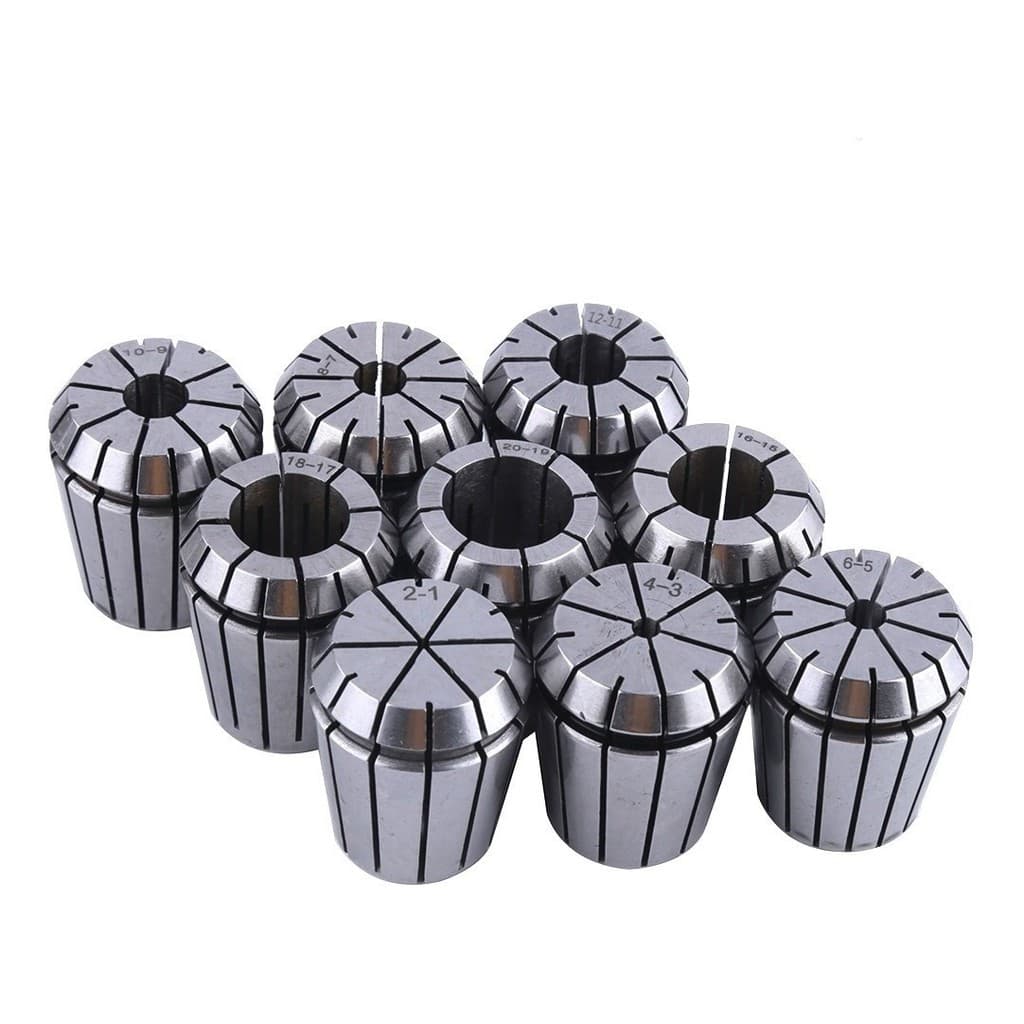 Jogo De Pinças Er-32 Er32 De 2mm A 20mm ou 4mm a 20mm 9 Peças Router Cnc