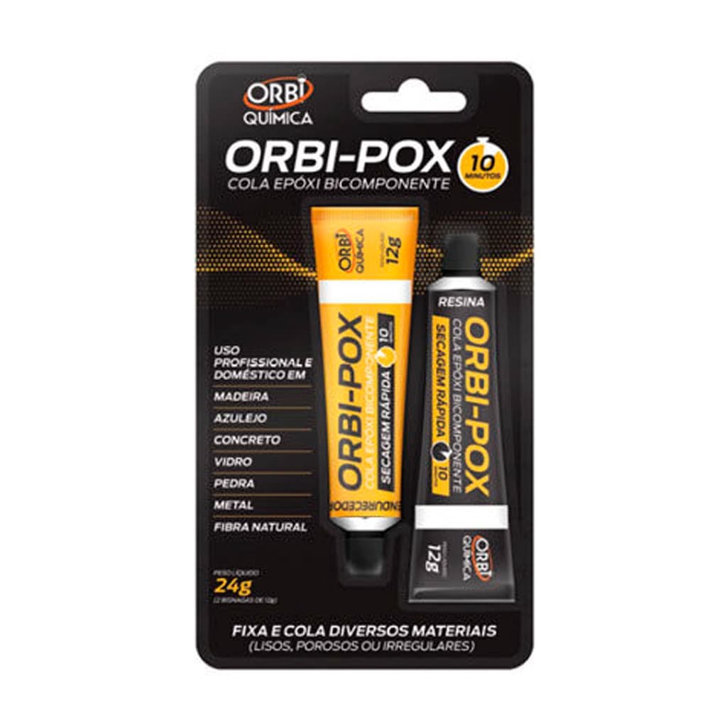 COLA EPÓXI ARALDITE EPÓXIMAIS 24 GR - ORBI QUÍMICA
