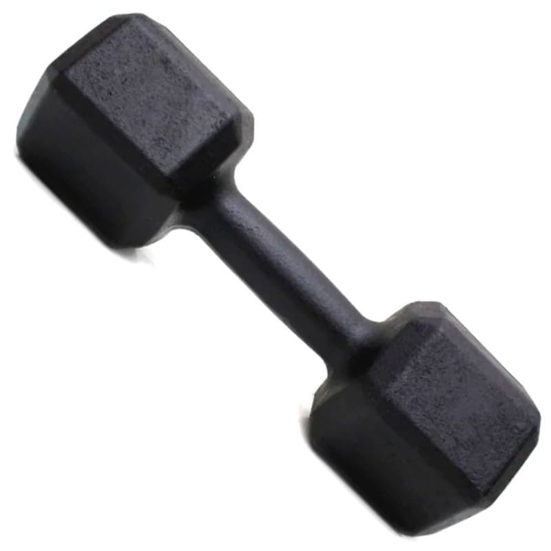 Halter 5kg sextavados pintado ( unidade )