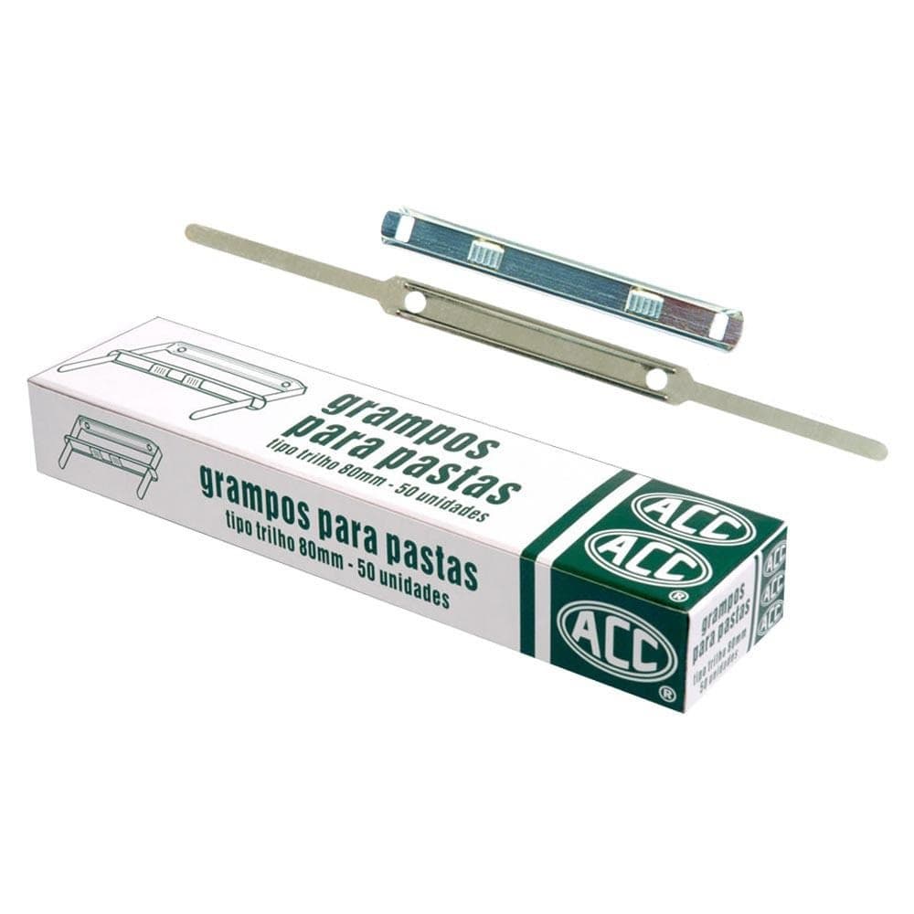 Grampo Trilho Metal Acc - Cx C/ 50
